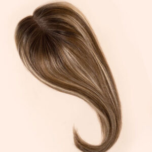 Hair topper 12 inch brown balayage